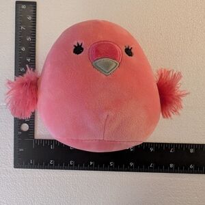 Kellytoy Squishmallow-Style Flamingo Plush Pink Small 6–7”